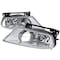 Spec-D Tuning 05-07 Honda Odyssey Fog Light Kit Clear Lens With Wiring LF-ODSY05COEM-JS - alternate 1